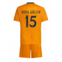 Maglie da calcio Real Madrid Arda Guler #15 Seconda Maglia Bambino 2024-25 Manica Corta (+ Pantaloni corti)